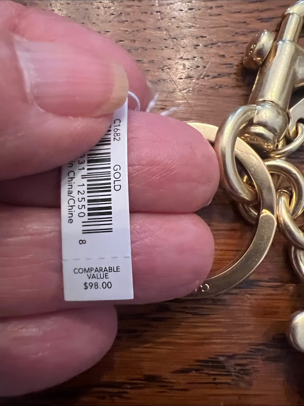 Coach Bear with Gift Keychain NWT - Picture 2 of 5